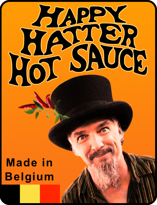 Happy Hatter hot sauce logo